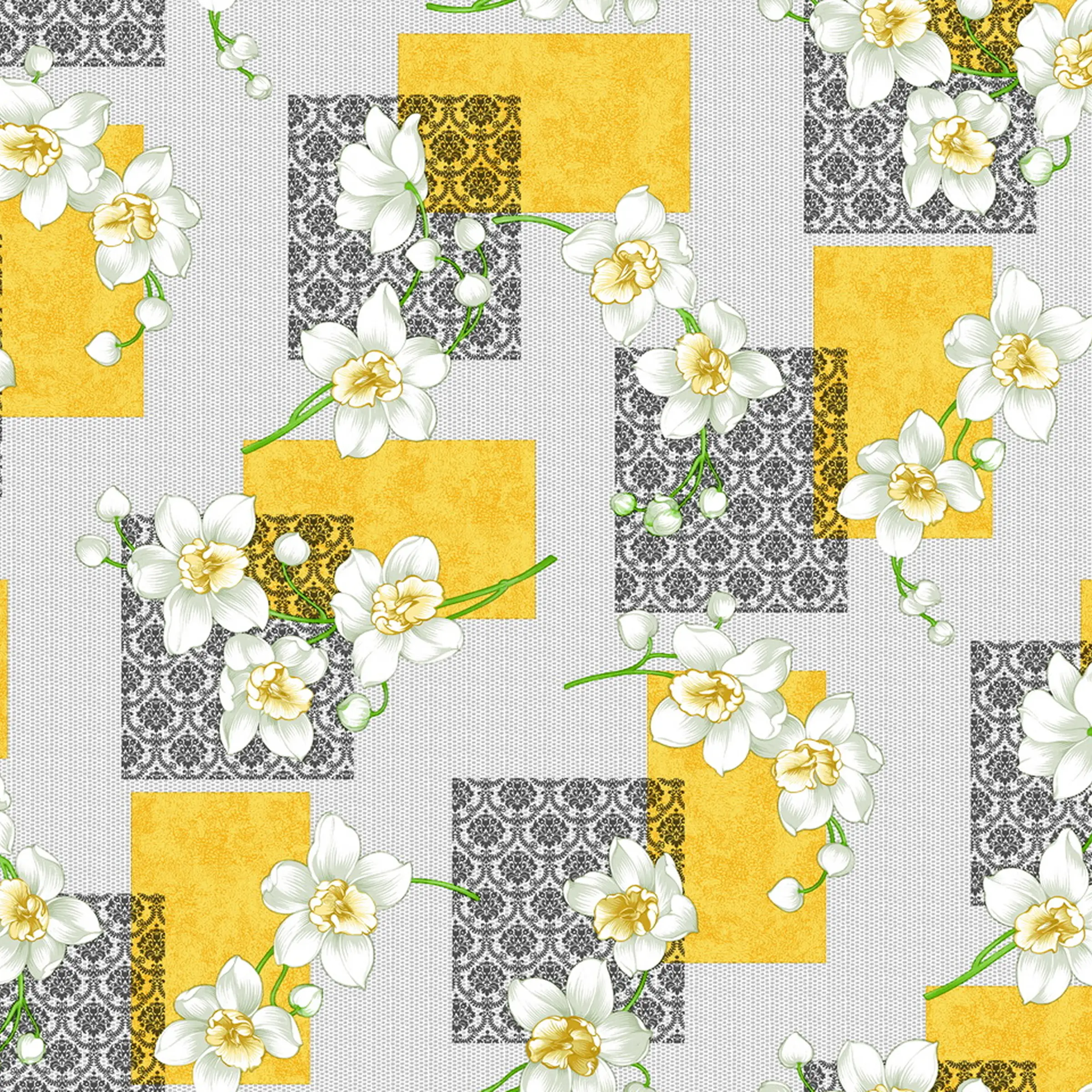 Cerata Stołowa PVC na Włókninie – Motyw Śniadaniowy – Filiżanki i Desery