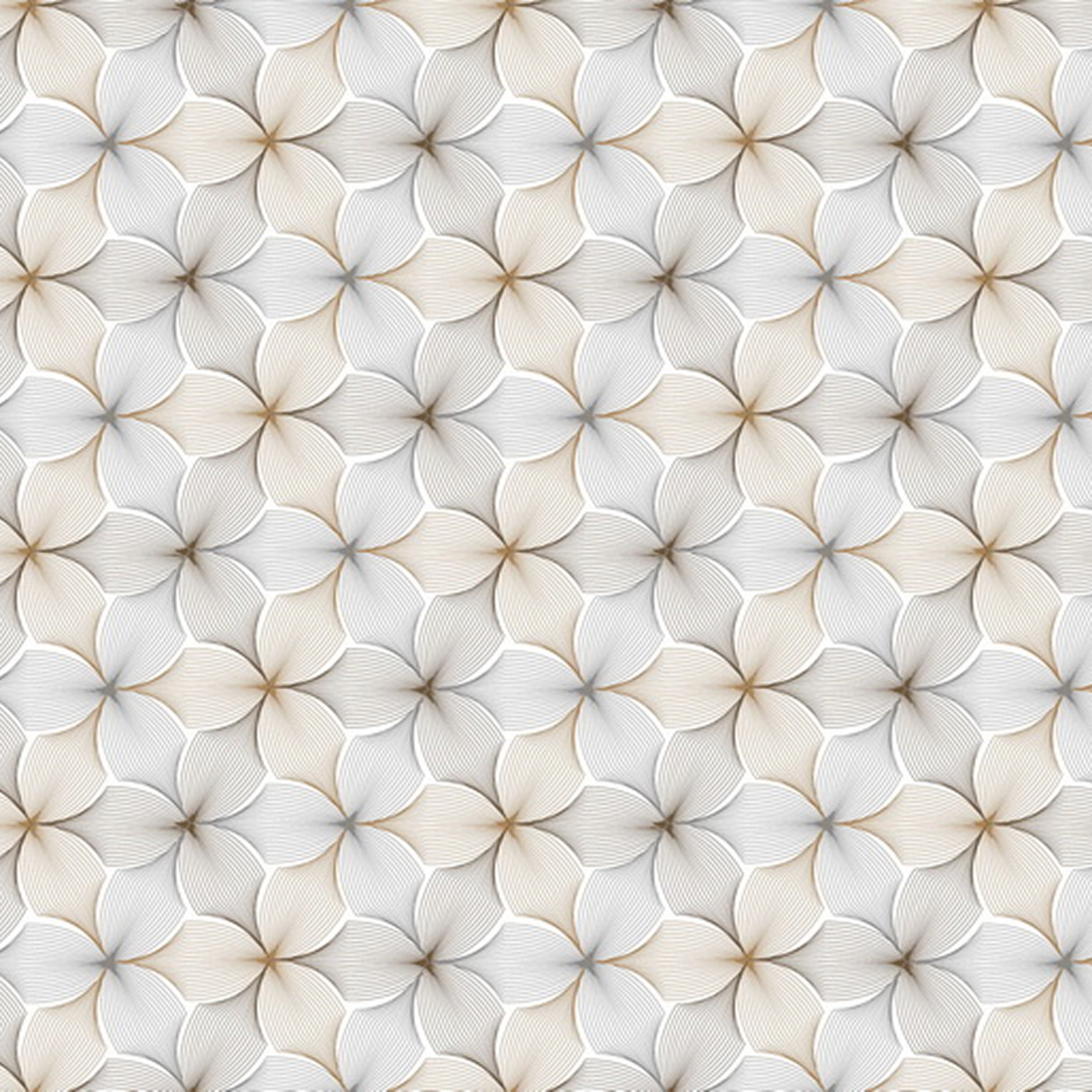 Cerata Stołowa Glitter na Tkaninie Poliestrowej – Geometryczny Ornament – Szaro-Biały